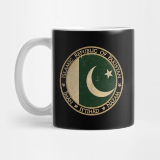 Vintage Islamic Republic of Pakistan Asia Asian Flag Mug